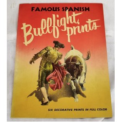 Famous Spanish Bullfight Prints; Six Decorative Prints in Full Color